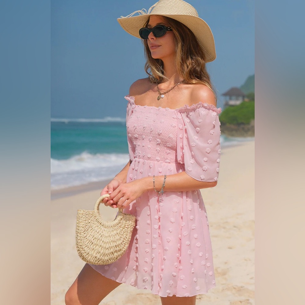 Blush pink dress